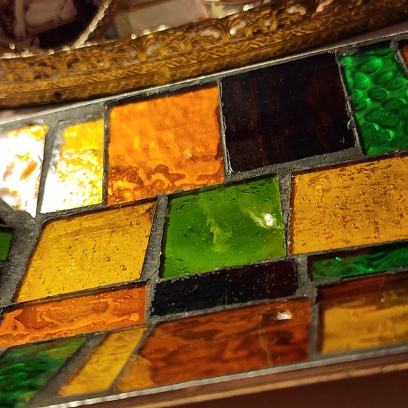 Colorful Stained Glass Art Piece - Picture 9 of 12